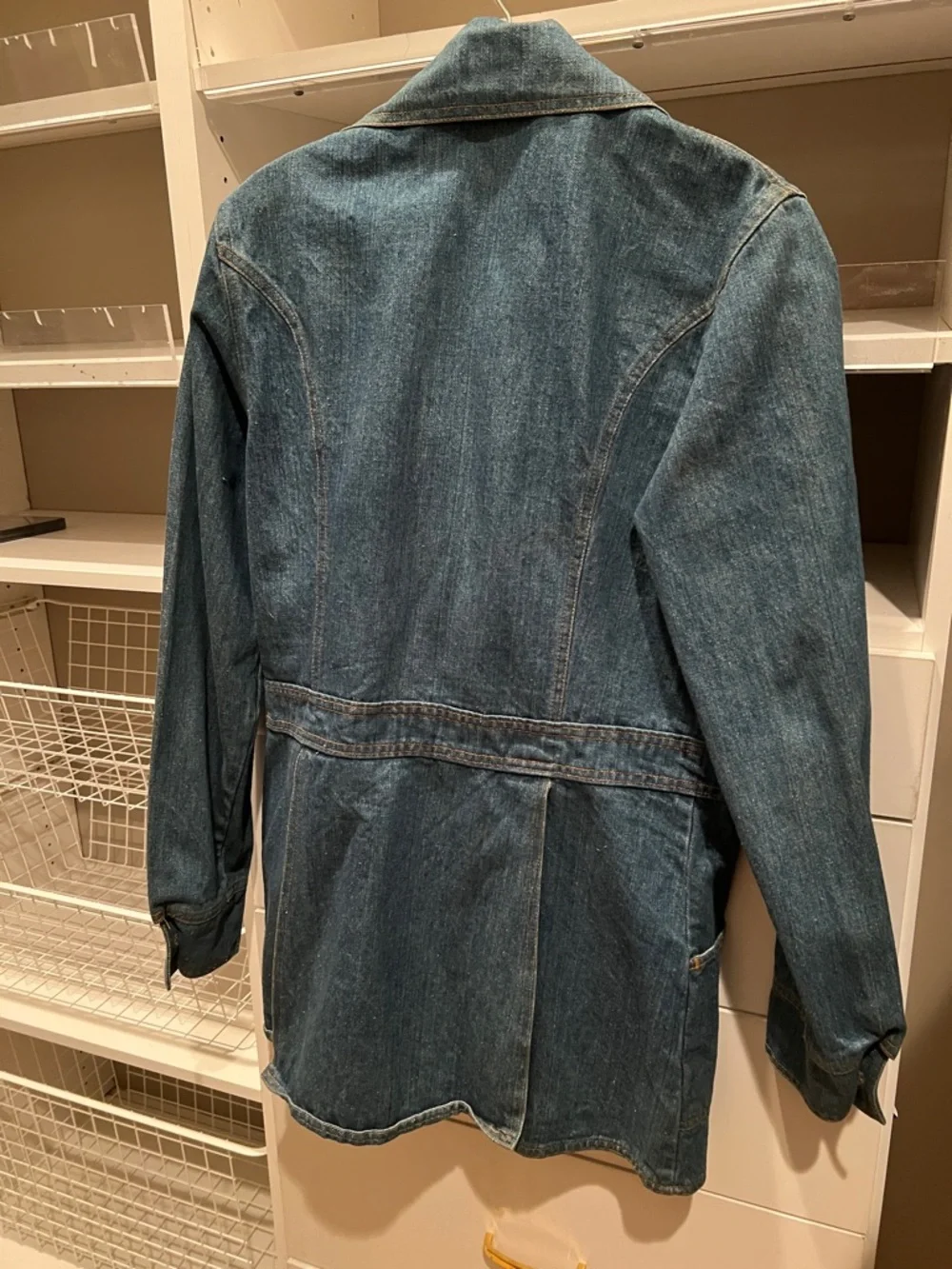 Levi's Blue Denim Shirt Jacket - Lightweight Layering Coat - Picture 2 of 4